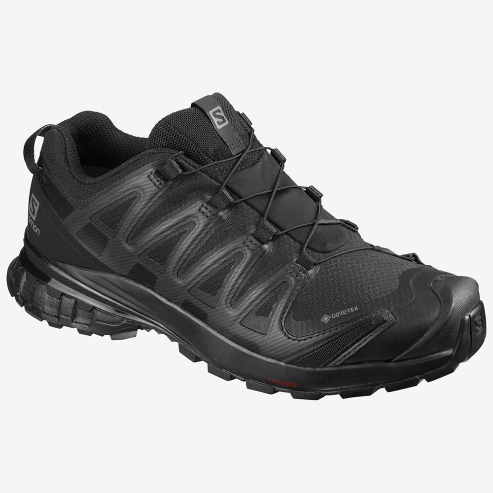 Zapatillas Trekking Salomon Mujer Negras - Salomon Argentina XA PRO 3D V8 GORE TEX ,026481-VFO